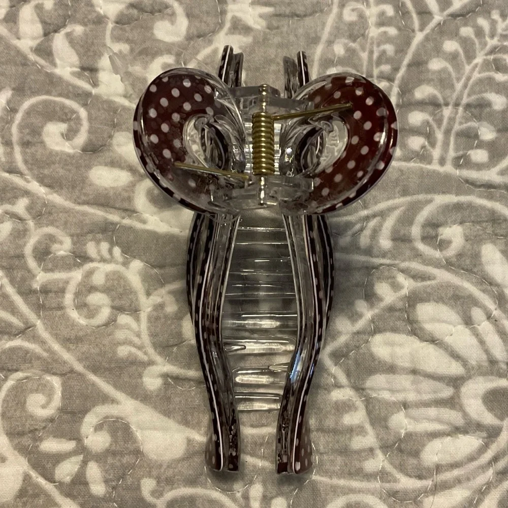 NWT Polka Dot Bow Hair Clip